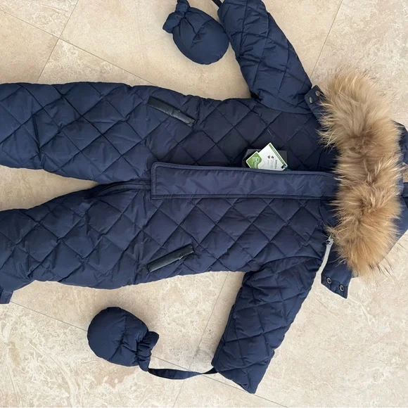 Mackage Snowsuit with real fur 12 months - Picture 7 of 10